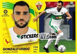 Cromo Gonzalo Verdú (11) - Liga Spagnola 2021-2022 - Colecciones ESTE