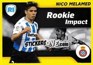 Cromo Rookie Impact: Nico Melamed (4) - Liga Spagnola 2021-2022 - Colecciones ESTE