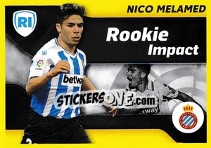 Sticker Rookie Impact: Nico Melamed (4) - Liga Spagnola 2021-2022 n. 254 - Colecciones ESTE