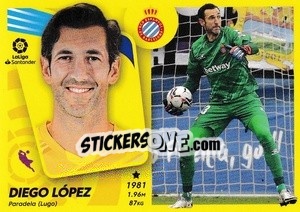 Sticker Diego López (5) - Liga Spagnola 2021-2022 n. 255 - Colecciones ESTE