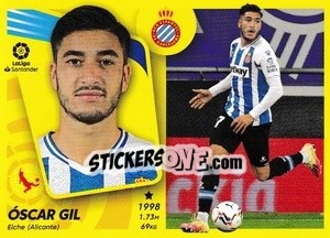 Sticker Óscar Gil (8) - Liga Spagnola 2021-2022 n. 258 - Colecciones ESTE