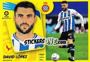 Sticker David López (11) - Liga Spagnola 2021-2022 n. 261 - Colecciones ESTE