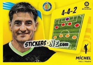 Sticker Entrenador: Míchel (2) - Liga Spagnola 2021-2022 - Colecciones ESTE