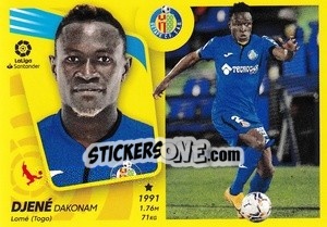 Sticker Djené (10) - Liga Spagnola 2021-2022 n. 291 - Colecciones ESTE