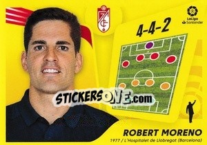 Sticker Entrenador: Robert Moreno (2) - Liga Spagnola 2021-2022 - Colecciones ESTE