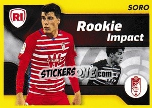 Figurina Rookie Impact: Soro (4) - Liga Spagnola 2021-2022 - Colecciones ESTE