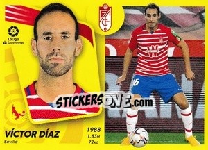 Sticker Víctor Díaz (8A) - Liga Spagnola 2021-2022 n. 318 - Colecciones ESTE