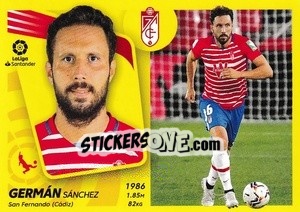Sticker Germán (9) - Liga Spagnola 2021-2022 n. 320 - Colecciones ESTE