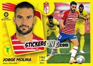 Sticker Jorge Molina (19) - Liga Spagnola 2021-2022 n. 331 - Colecciones ESTE