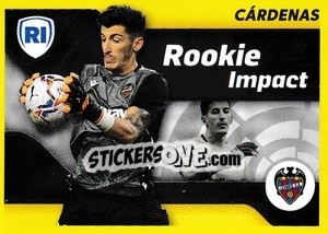 Cromo Rookie Impact: Cárdenas (4) - Liga Spagnola 2021-2022 n. 344 - Colecciones ESTE