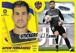 Sticker Aitor Fernández (5) - Liga Spagnola 2021-2022 n. 345 - Colecciones ESTE