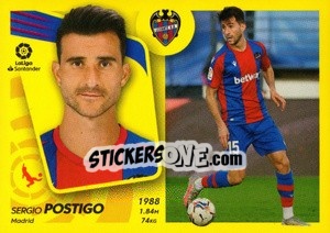 Sticker Postigo (9) - Liga Spagnola 2021-2022 n. 350 - Colecciones ESTE