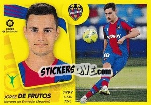 Sticker De Frutos (17) - Liga Spagnola 2021-2022 n. 360 - Colecciones ESTE