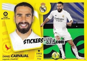 Sticker Carvajal (7) - Liga Spagnola 2021-2022 - Colecciones ESTE