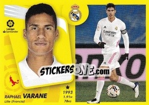 Sticker Varane (10) - Liga Spagnola 2021-2022 - Colecciones ESTE
