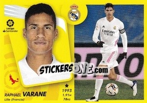 Sticker Varane (10) - Liga Spagnola 2021-2022 n. 380 - Colecciones ESTE