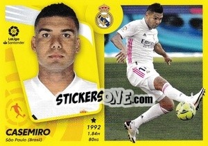 Sticker Casemiro (13) - Liga Spagnola 2021-2022 n. 384 - Colecciones ESTE