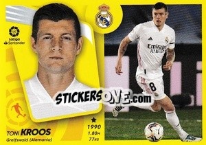 Sticker Kroos (14) - Liga Spagnola 2021-2022 n. 385 - Colecciones ESTE