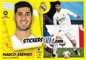 Sticker Marco Asensio (17A) - Liga Spagnola 2021-2022 - Colecciones ESTE