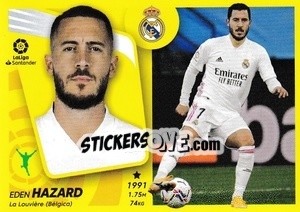 Sticker Hazard (18A) - Liga Spagnola 2021-2022 n. 391 - Colecciones ESTE