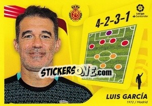 Figurina Entrenador: Luis García (2) - Liga Spagnola 2021-2022 - Colecciones ESTE