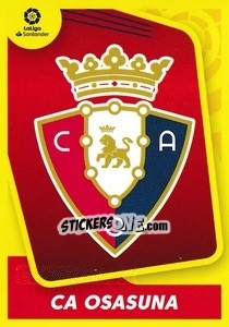 Sticker Escudo CA Osasuna (1) - Liga Spagnola 2021-2022 - Colecciones ESTE