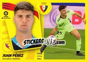 Sticker Juan Pérez (6) - Liga Spagnola 2021-2022 n. 436 - Colecciones ESTE