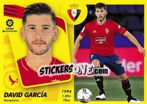 Sticker David García (10) - Liga Spagnola 2021-2022 - Colecciones ESTE
