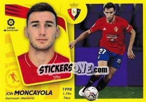 Sticker Moncayola (14) - Liga Spagnola 2021-2022 n. 446 - Colecciones ESTE