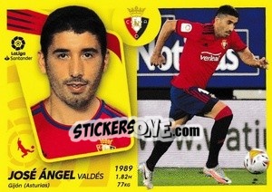 Sticker José Ángel (10BIS) - Liga Spagnola 2021-2022 n. 455 - Colecciones ESTE