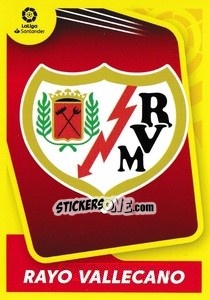 Sticker Escudo Rayo Vallecano (1) - Liga Spagnola 2021-2022 - Colecciones ESTE