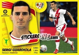 Sticker Sergi Guardiola (20BIS) - Liga Spagnola 2021-2022 n. 486 - Colecciones ESTE