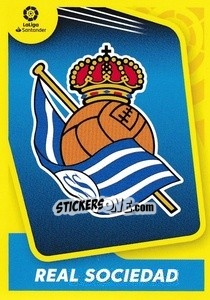 Sticker Escudo Real Sociedad (1) - Liga Spagnola 2021-2022 n. 491 - Colecciones ESTE