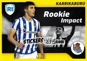 Sticker Rookie Impact: Karrikaburu (4) - Liga Spagnola 2021-2022 n. 494 - Colecciones ESTE