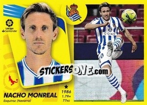 Sticker Nacho Monreal (11) - Liga Spagnola 2021-2022 n. 502 - Colecciones ESTE