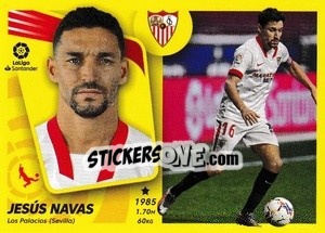 Sticker Jesús Navas (7) - Liga Spagnola 2021-2022 n. 527 - Colecciones ESTE