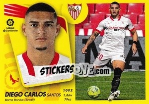 Cromo Diego Carlos (8) - Liga Spagnola 2021-2022 - Colecciones ESTE