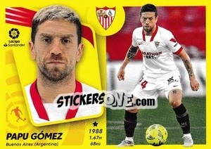 Sticker Papu Gómez (17) - Liga Spagnola 2021-2022 n. 538 - Colecciones ESTE