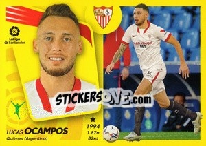 Figurina Ocampos (18) - Liga Spagnola 2021-2022 - Colecciones ESTE