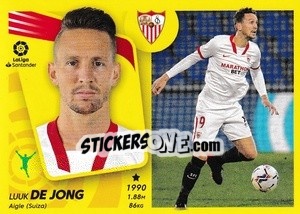 Figurina Luuk de Jong (20B) - Liga Spagnola 2021-2022 - Colecciones ESTE