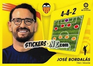 Cromo Entrenador: José Bordalás (2) - Liga Spagnola 2021-2022 - Colecciones ESTE