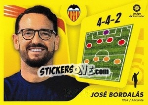 Sticker Entrenador: José Bordalás (2) - Liga Spagnola 2021-2022 n. 552 - Colecciones ESTE