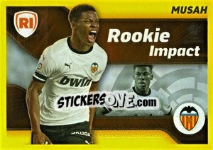 Figurina Rookie Impact: Musah (4) - Liga Spagnola 2021-2022 - Colecciones ESTE