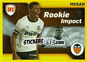 Sticker Rookie Impact: Musah (4) - Liga Spagnola 2021-2022 n. 554 - Colecciones ESTE