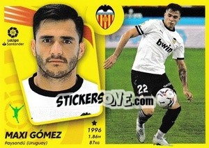 Sticker Maxi Gómez (19) - Liga Spagnola 2021-2022 n. 571 - Colecciones ESTE