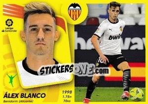 Cromo Álex Blanco (20A) - Liga Spagnola 2021-2022 n. 572 - Colecciones ESTE