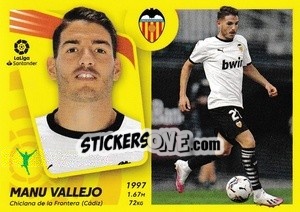 Sticker Manu Vallejo (20B) - Liga Spagnola 2021-2022 - Colecciones ESTE