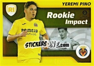 Sticker Rookie Impact: Yeremi Pino (4) - Liga Spagnola 2021-2022 n. 584 - Colecciones ESTE