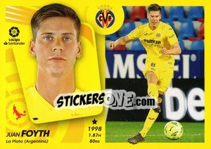 Cromo Foyth (10) - Liga Spagnola 2021-2022 n. 590 - Colecciones ESTE