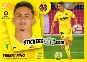 Sticker Yeremi Pino (18B) - Liga Spagnola 2021-2022 n. 600 - Colecciones ESTE